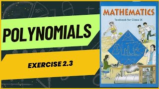 Polynomials class 9  maths class 9 polynomials ex 23  new ncert [upl. by Anelrac]