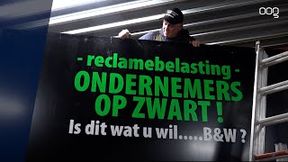 Ondernemers WOEDEND over reclamebelasting [upl. by Annaehs]