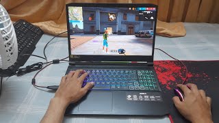 Ryzen 5 5600h Gtx 1650  How To Play FreeFire In Laptop  FreeFire Laptop Gameplay Acer Nitro 5 [upl. by Pike]