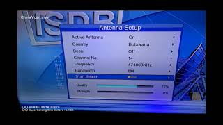 ISDB T digital tv receiver auto search tv program 8M 474Mhz OSD operation for Botswana Maldives [upl. by Nadoj]