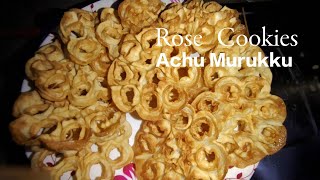 Crafting Festive Rose Cookies in Ep 2 of our Christmas Sweets Series  Christmas sweet Achu murukku [upl. by Lateehs901]