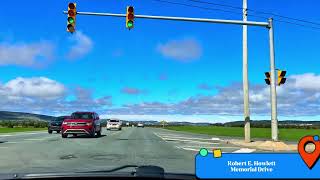 Newfoundland Driving from Goulds to Paradise [upl. by Lraep]