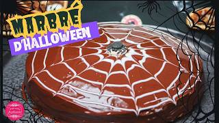 Gâteau marbré dHalloween  recette facile et amusante  🎃👻😈 [upl. by Iago]