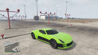 GTA V  Coil Cyclone vs Speed glitch Obey 9FRimac Concept One vs Audi R8 gtavonline [upl. by Peria]