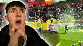 It All KICKS OFF At STEVENAGE AWAY [upl. by Ardnaid221]