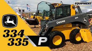 How Deere Brought Huge Hydraulic HP to New 334 PTier Skid Steer and 335 PTier CTL [upl. by Hairas]