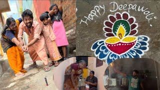 எங்க வீட்டு தீபாவளி  Diwali Vlog  Vinoth iswarya [upl. by Ainotahs16]