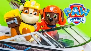 Paw Patrol Hunts for The Sea Creature and find the Treasure Toy Parody [upl. by Marka]