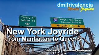 World Joyride  NEW YORK Joyride Manhattan to Queens [upl. by Ecinej]