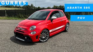 Abarth 595 Competizione Walk around  POV drive [upl. by Boaten925]