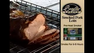 How To Make Smoked Pork Loin  Smoked Pork Loin Recipe  Bradley Smoker [upl. by Nosrettap]