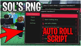 Eon1 Sols RNG Script Hack Auto Farm Auto Reroll amp Item ESP  Roblox 2024 [upl. by Clymer499]