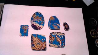 New Mokume Gane Pendants Julie Picarello Style [upl. by Aeel914]