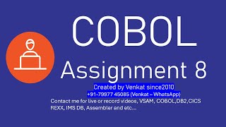 COBOL Assignment 8  Calculation Report Generation [upl. by Collier385]