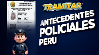 🔴 Cómo sacar mis ANTECEDENTES POLICIALES por Internet 2024 [upl. by Odranar]