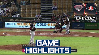 Leones del Escogido vs Gigantes del Cibaos Resumen  Round Robin 1312024 [upl. by Iegres142]