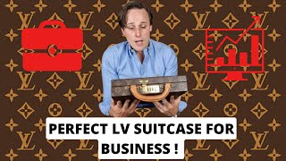 BUSINESS LOUIS VUITTON SUITCASE  Vintage LV attaché case [upl. by Deyes]