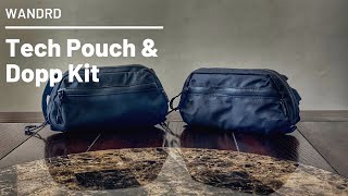 Wandrd Tech and Toiletry Pouch Review  Awesome MINIMAL Organizers for Travel  EDC [upl. by Atiugram]