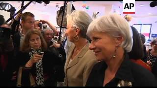 Finance Minister Lagarde comment on IMF [upl. by Adnohsor]