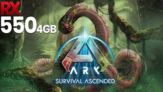 CAN AMD RX 550 4GB RUN ARK Survival Ascended  FPS TEST  2023 [upl. by Tiffa485]