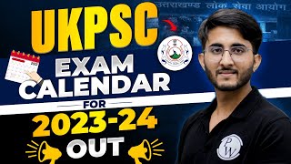 UKPSC ने जारी किया परीक्षा कैलेंडर  मई 2024 तक का Exam Calendar जारी  UKPSC Latest Notification [upl. by Munson]