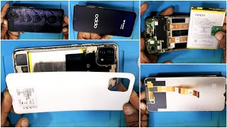 oppo a16e combo change  oppo a16e teardown  oppo a16e combo replacement  oppo 16e back panel open [upl. by Akirea]