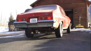 74 Nova Exhaust with 3in Pypes Xpipes and Race Pro Mufflers [upl. by Asehr]