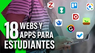 LAS MEJORES 18 APPS para ESTUDIANTES 📚📲 Organización productividad y mucho más [upl. by Arlyn]