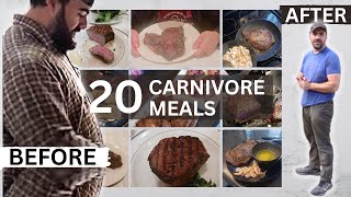 I Ate THESE 20 Carnivore Meals And THIS Happened MEAT [upl. by Aihtniroc]