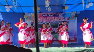 Daz Baje abey selem Nagpuri dance teachersday program SEMHS 2023 [upl. by Doloritas5]