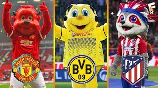 Best 25 Famous Football Club Mascots ⚽ Football Mascot ⚽ Footchampion [upl. by Heymann]