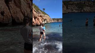 Playas de MallorcaCalo des Moro🏖 en octubre playamallorca short [upl. by Sophronia719]