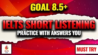 IELTS Short Listening Practice Test 401 With Answers amp Audio [upl. by Onit]