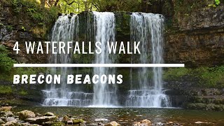 4 Waterfalls walk the Brecon Beacons Wales in 4k [upl. by Stralka]