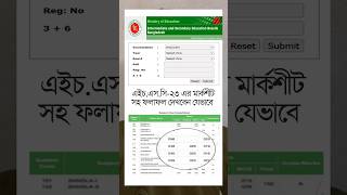 HSC Result 2023  HSC Result With Full Marksheet  How to Check HSC Result techsomadhan Hsc2023 [upl. by Nino]