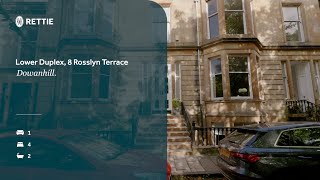 Lower Duplex 8 Rosslyn Terrace Dowanhill Glasgow G12 9NB [upl. by Karisa]