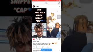 Juice WRLD Snippet “CAP” UNRELEASED [upl. by Sall752]