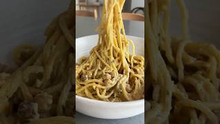 Day 56 of 100 Chickpea Lemon Pasta recipes recipeshare pasta pastarecipe easydinner vegan [upl. by Ahsuatal]