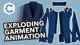 How to create an exploding garment animation in CLO [upl. by Dora128]