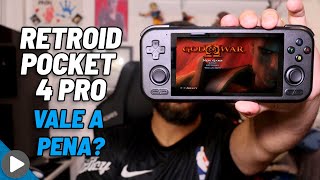 RETROID POCKET 4 PRO  O PORTÁTIL QUASE PERFEITO  ANÁLISE  VALE A PENA  REVIEW [upl. by Arreis]