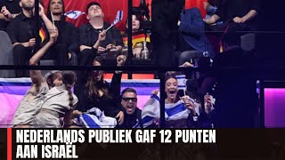 NEDERLANDS PUBLIEK GAF 12 PUNTEN AAN ISRAËL [upl. by Annoet692]