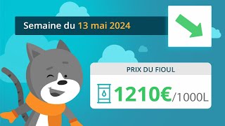 Prix ​​du fioul domestique  semaine du 13 mai 2024 [upl. by Zandt]