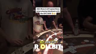 Intense 50000 Blackjack Hand With Dana White blackjack danawhite gambling casino [upl. by Rivy456]