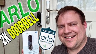 Arlo Video Doorbell 2K Unboxing and Review  Giving Arlo one last Chance [upl. by Tikna]