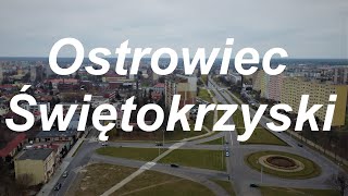 Ostrowiec Świętokrzyski z drona  Ostrowiec Świętokrzyski z lotu ptaka DJI 4k [upl. by Yelnoc]