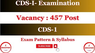 CDS 1 Examination 2024 II UPSC CDS Notification 2024 out II CDS 1 Notification 2024 Released II [upl. by Acino]