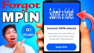 GCASH FORGOT MPIN SUBMIT A TICKET 2024 [upl. by Aruam]