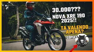 NOVA XRE 190 2025 É UMA BOA OPÇÃO POR 30 MIL [upl. by Shama100]