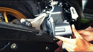 PEMASANGAN TUTUP RADIATOR CARBON  ALL NEW VARIO 150 [upl. by Aholla]