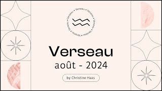 Horoscope Verseau ♒️ Août 2024🪁 par Christine Haas [upl. by Seedman524]